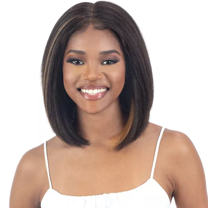 Shake N Go Snatched Glueless HD 5" Deep Lace Parting Wig - SILK PRESSED BOB