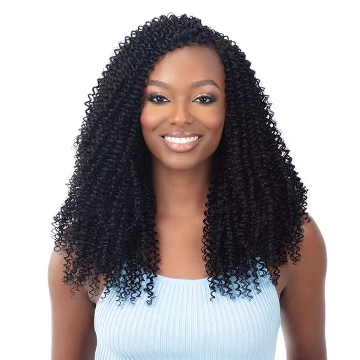 SHAKE N GO SYNTHETIC ORGANIQUE WEAVE BOHEMIAN CURL 24 "