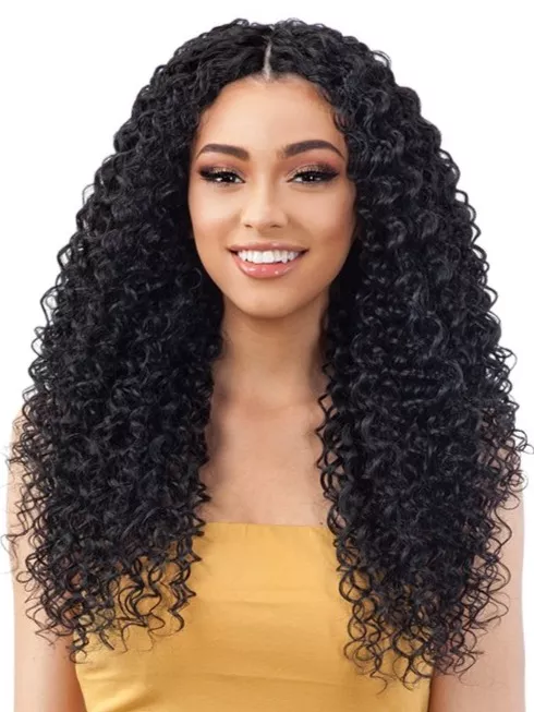 SHAKE N GO SYNTHETIC ORGANIQUE WEAVE WATER CURL 14 "