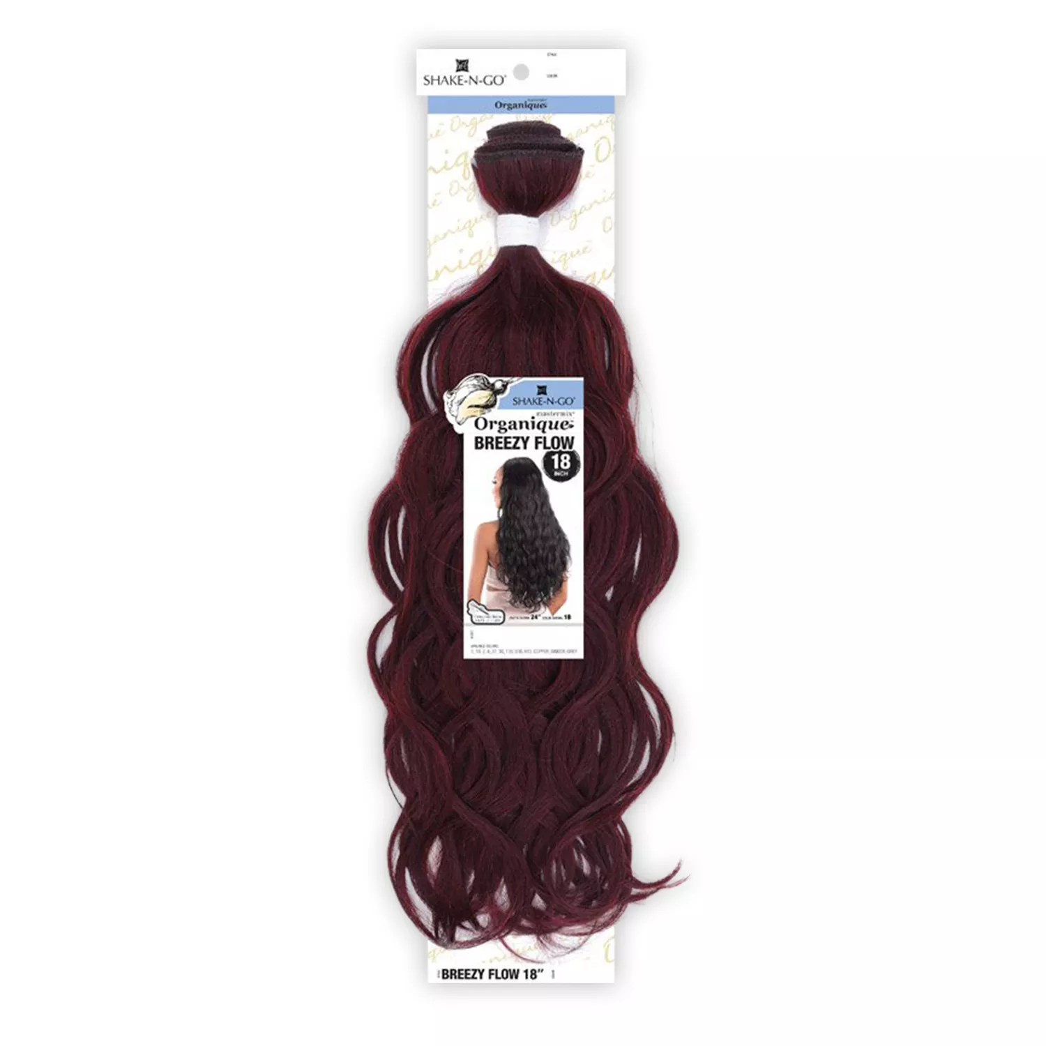 Shake-N-Go Weave Organique Mastermix Breezy Flow 18"
