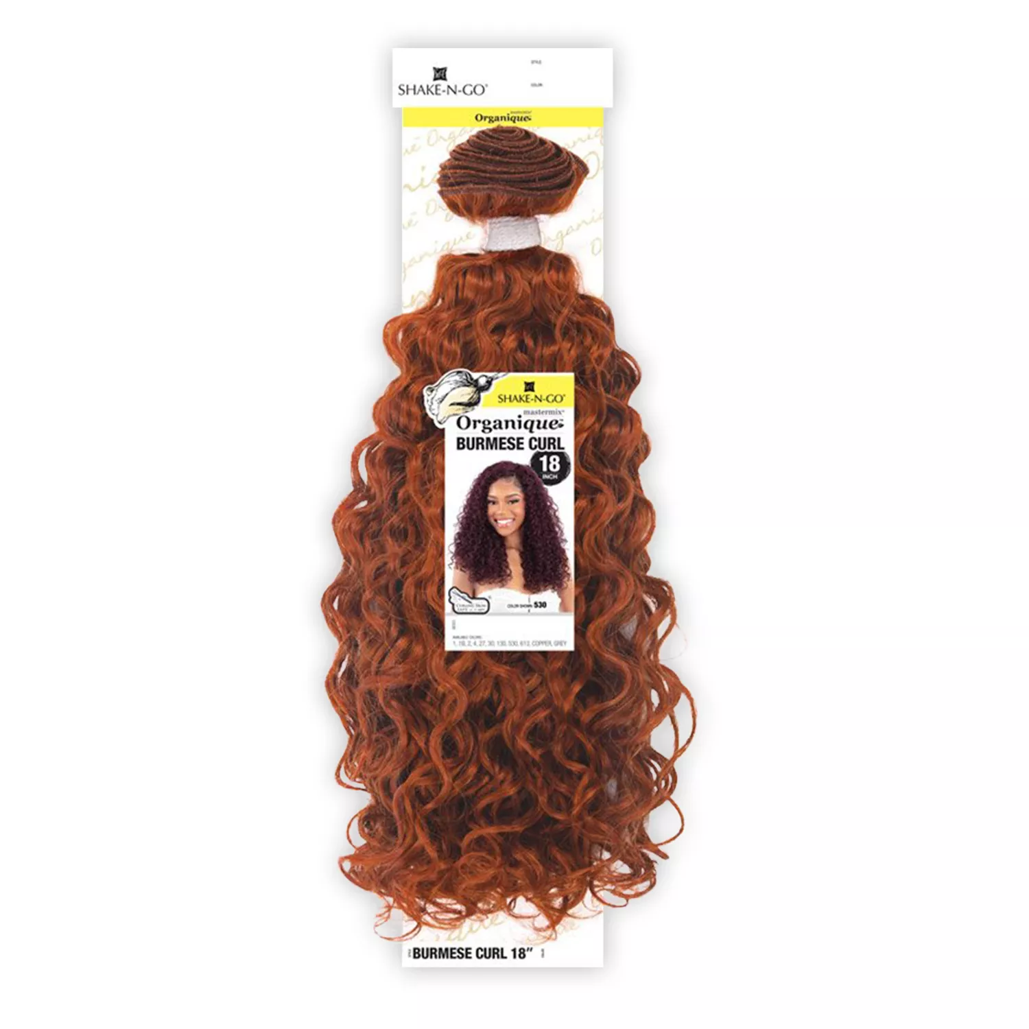 Shake-N-Go Weave Organique Mastermix Burmese Curl 18"