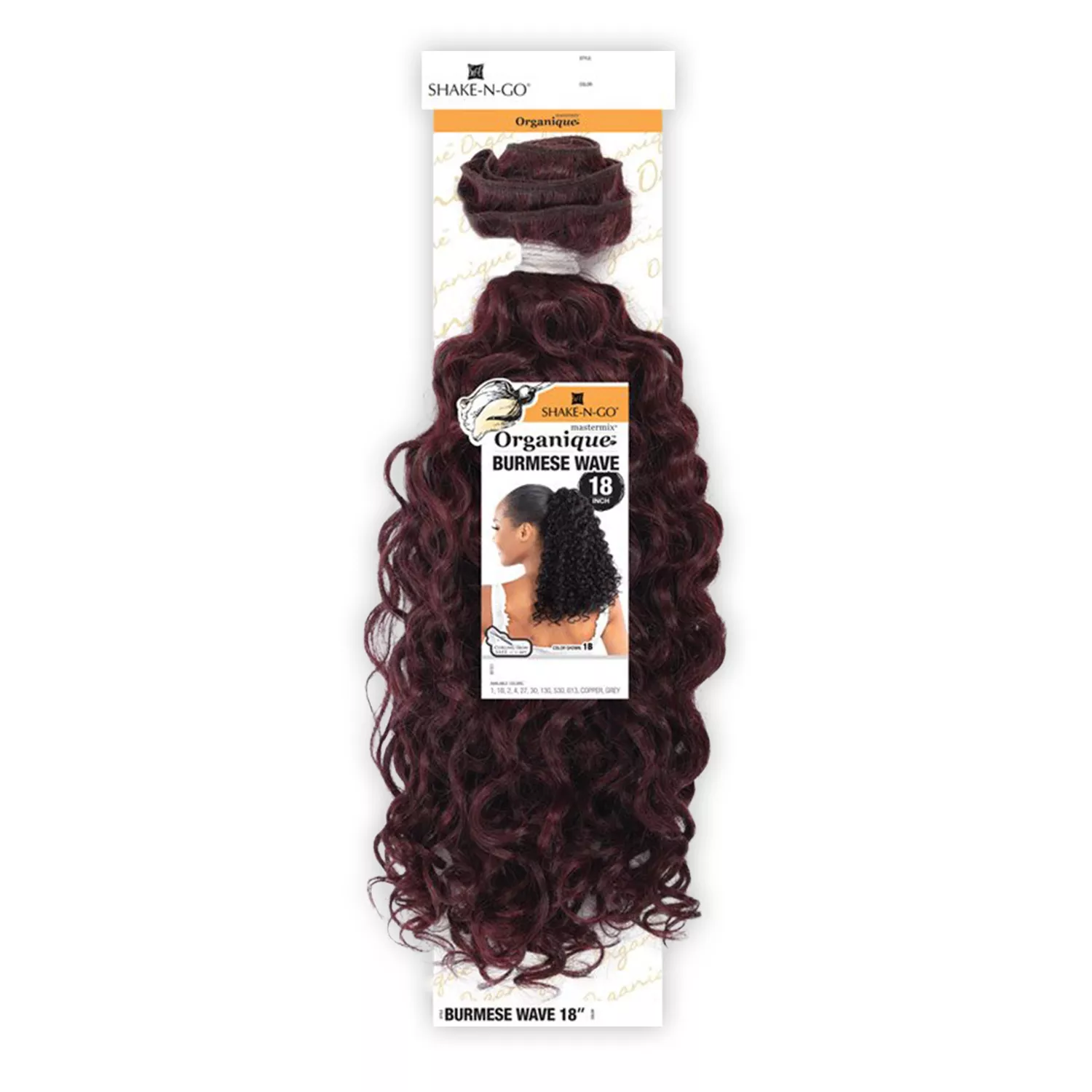 Shake-N-Go Weave Organique Mastermix Burmese Wave 18"