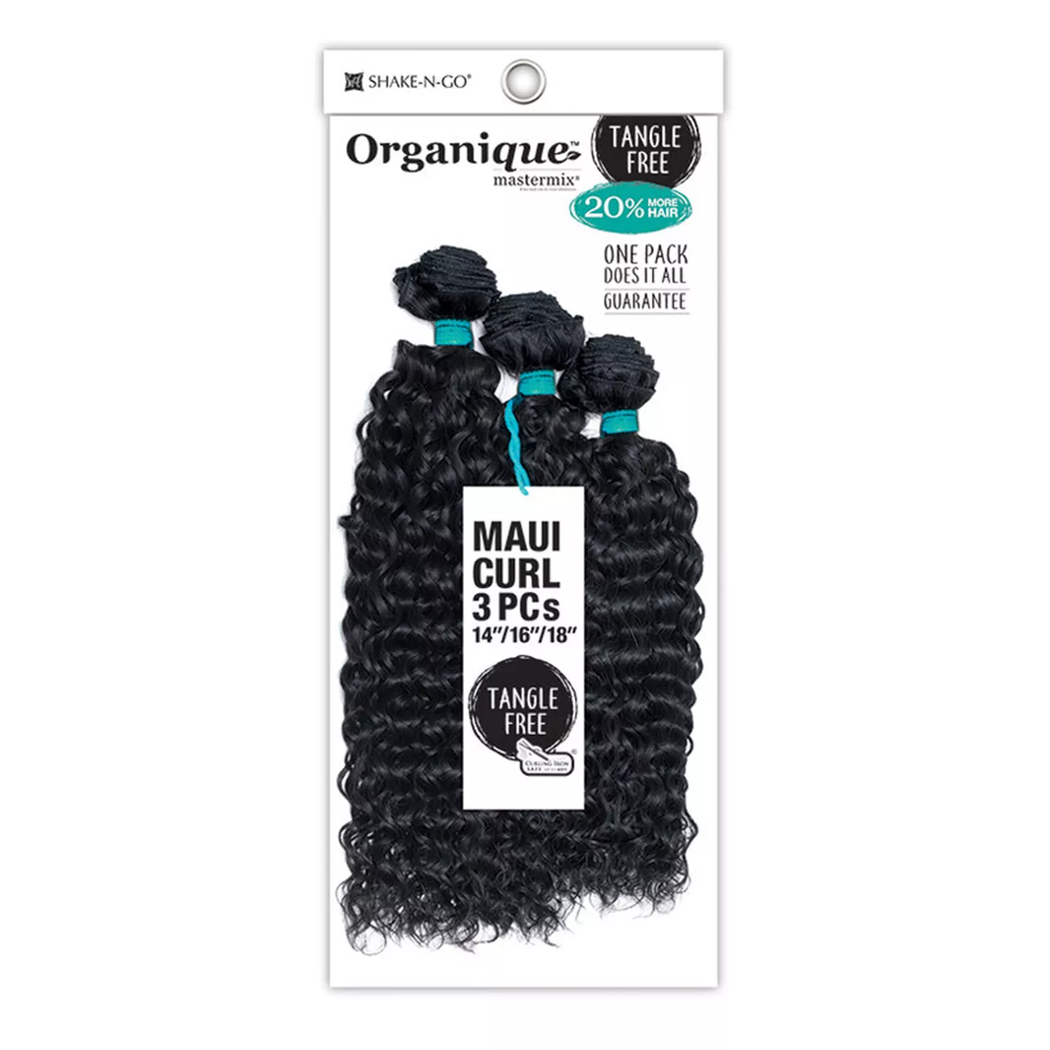 Shake-N-Go Weave Organique Mastermix Maui Curl 3PCs (14"16"18")