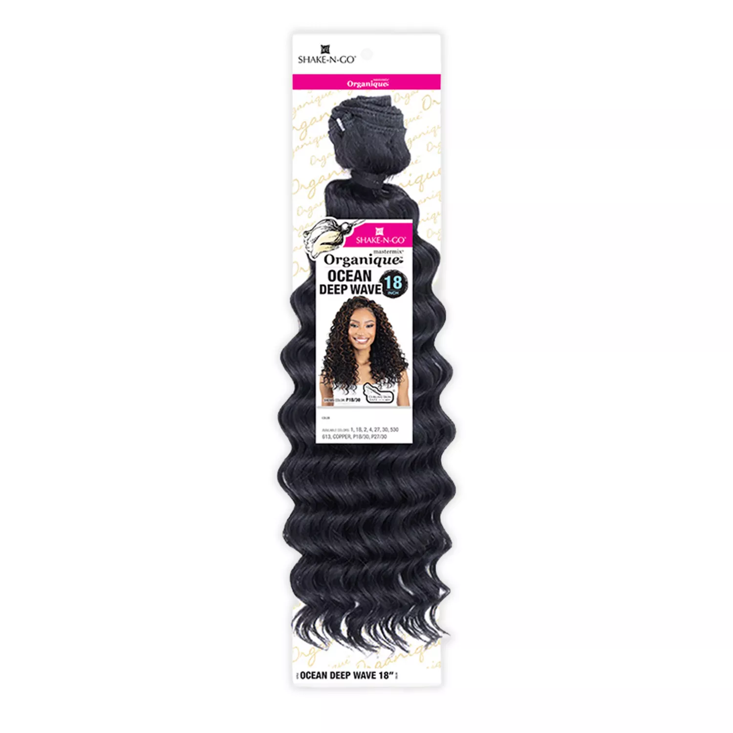 Shake-N-Go Weave Organique Mastermix Ocean Deep Wave 18"