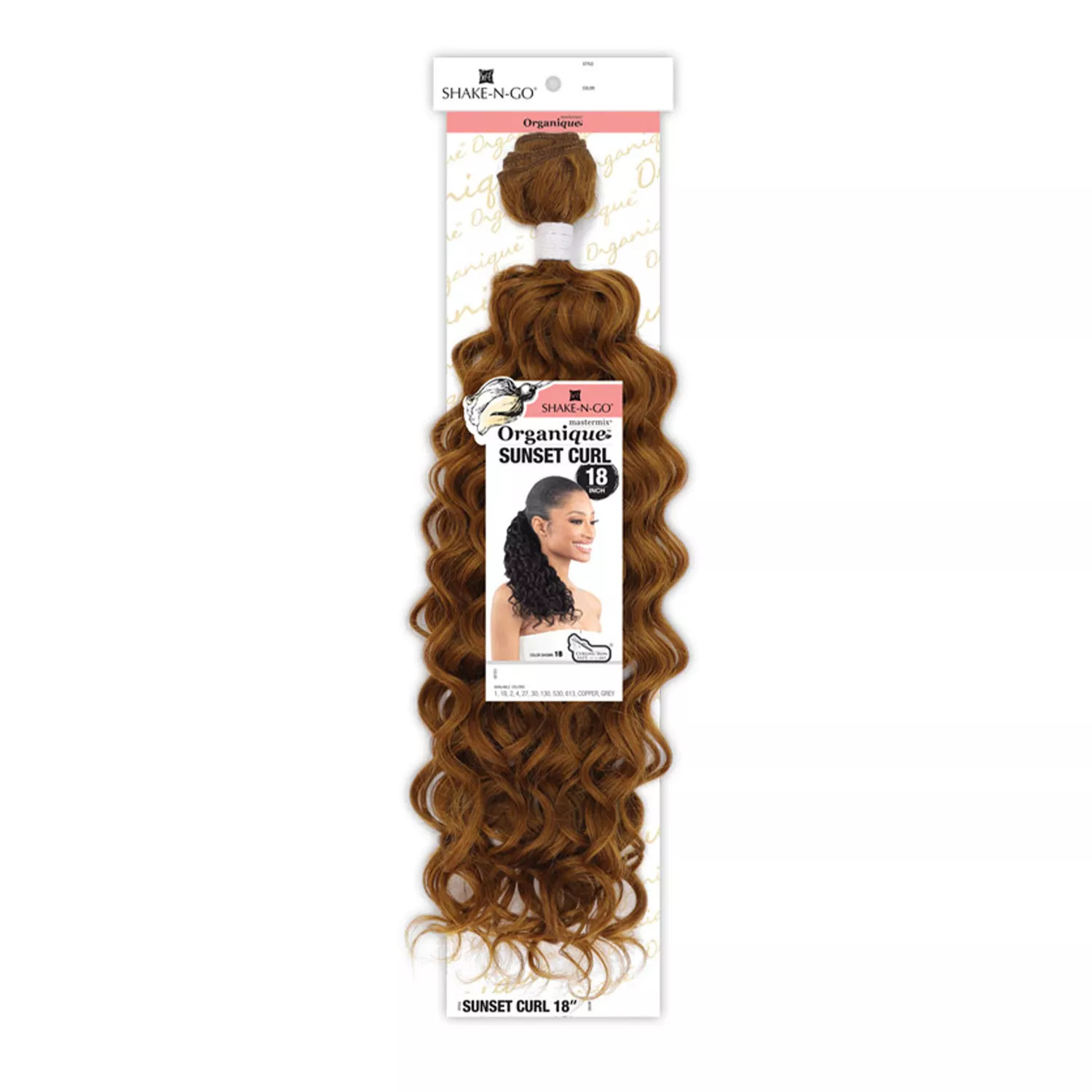 Shake-N-Go Weave Organique Mastermix Sunset Curl 18"