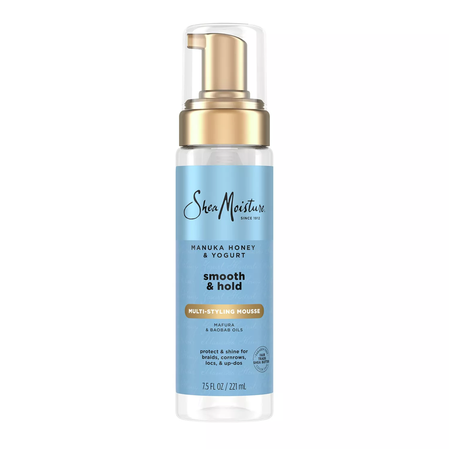 Shea Moisture Manuka Honey & Yogurt Smooth and Hold Multi Styling Mousse 7.5oz/ 222ml