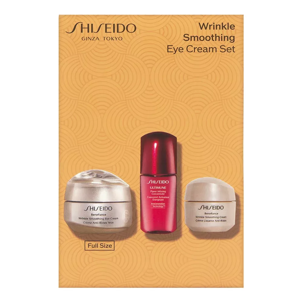 Shiseido Winkle Smoothing Eye Cream Set 3 Piece Set