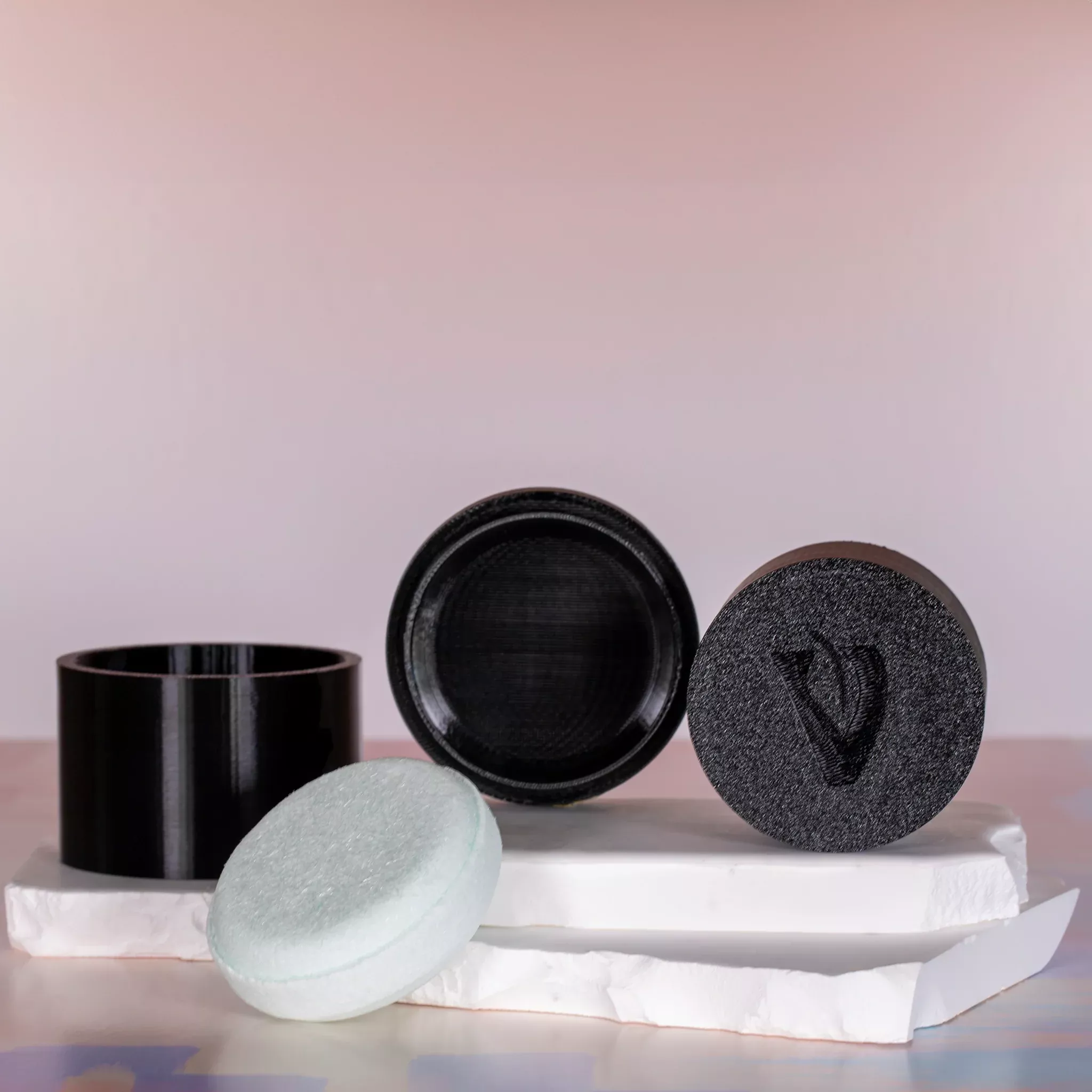 Shower Steamer Shampoo Bar ROUND – 3D Printed Bath Bomb Mold