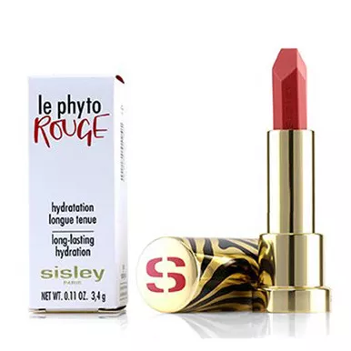 Sisley Le phyto rouge long lasting hydration lipstick # 32 Orange Calvi - 0.11oz (3.4g)