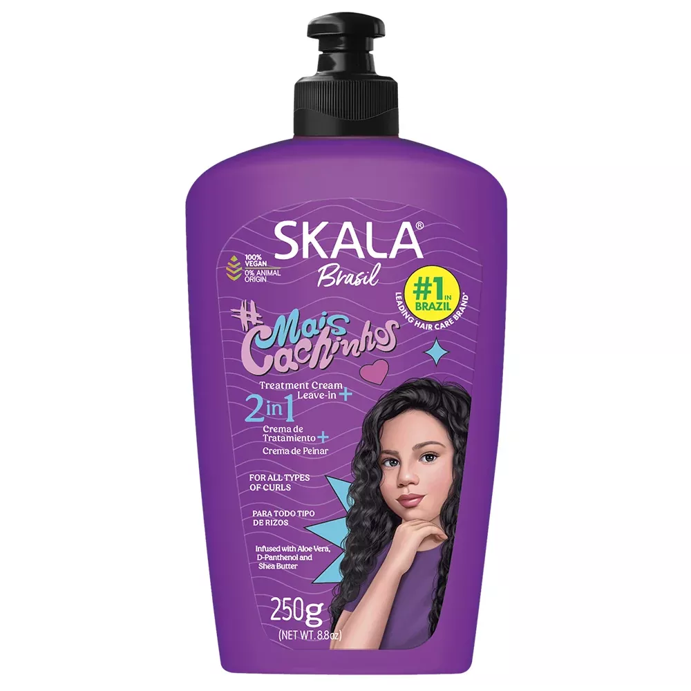 Skala Brasil Mais Cachinhos 2 In 1 Leave-In Conditioner 8.8oz