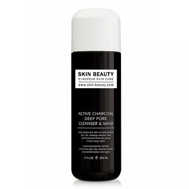 Skin Beauty Active Charcoal Deep Pore Cleanser & Mask - 8 oz (121)
