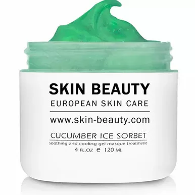 Skin Beauty Cucumber Ice Sorbet Gel Mask - 4 oz (608)