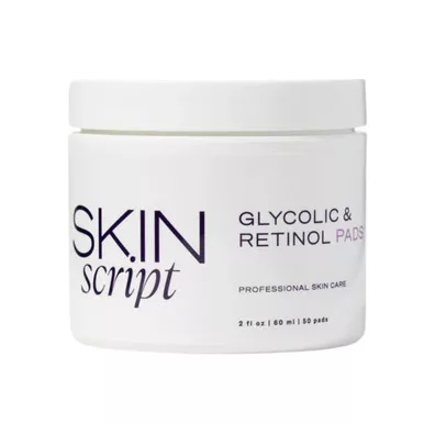 Skin Script Glycolic and Retinol Pads - 50 pads (13865)