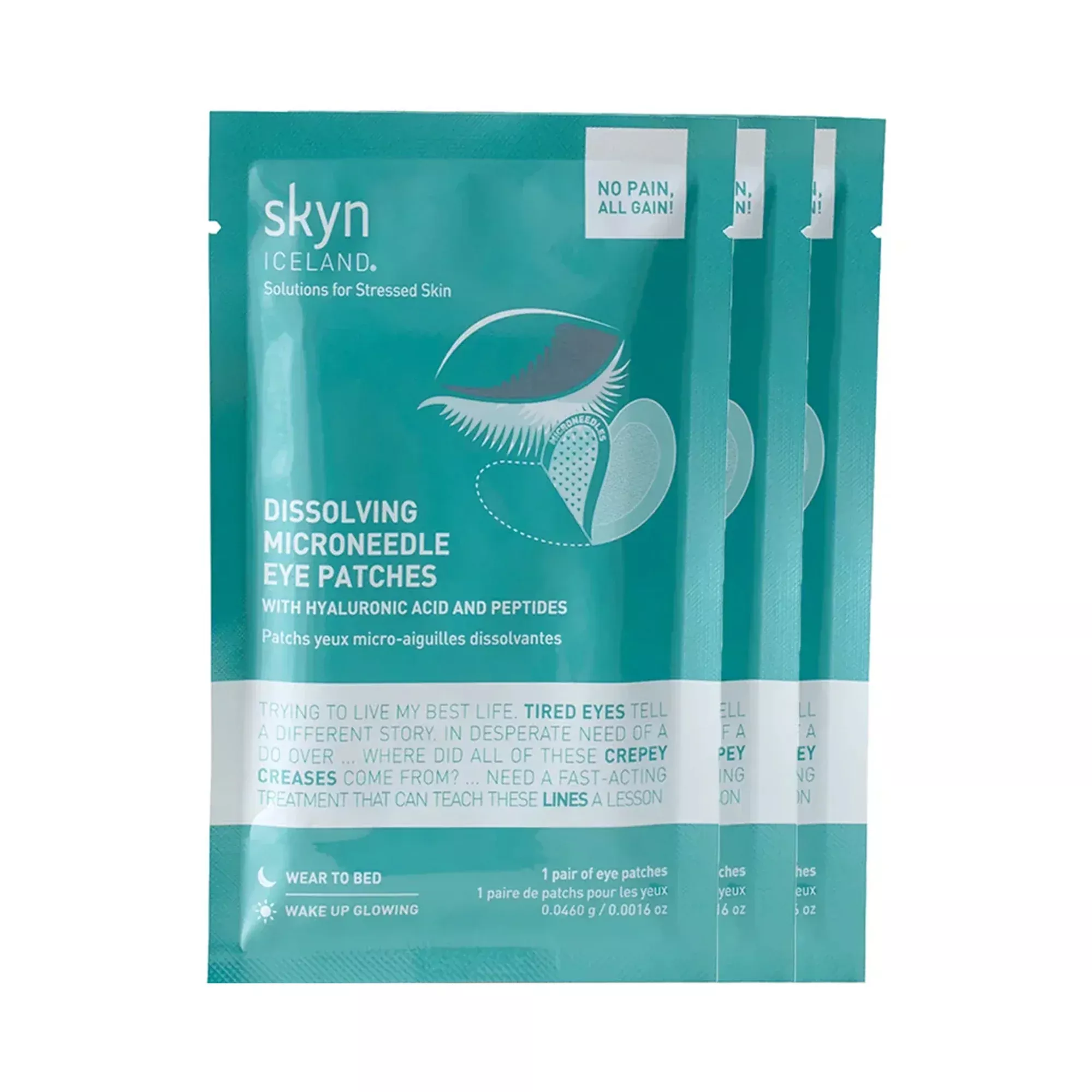 Skyn Iceland Dissolving Microneedle Eye Patches 3-Pack
