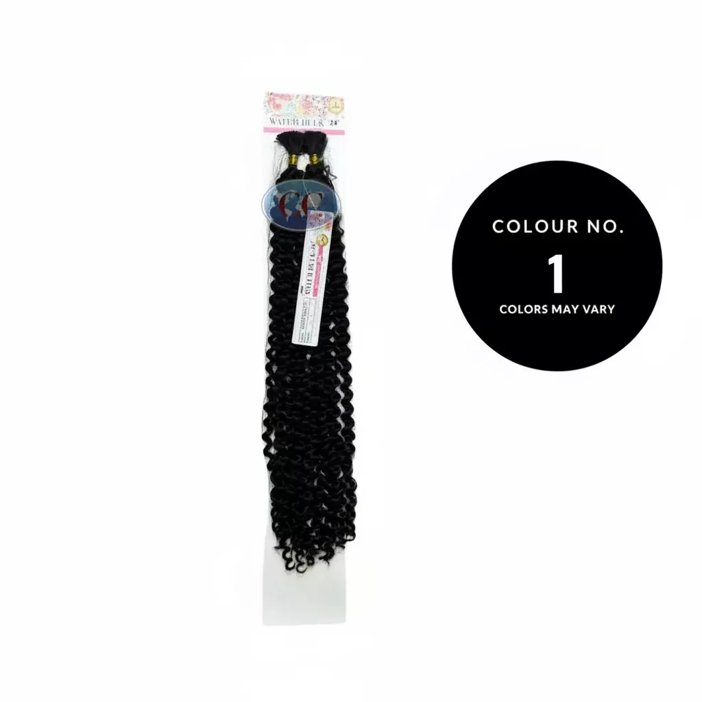 Smart Braid Pre-Curled Synthetic Braid- WATER BULK 24″