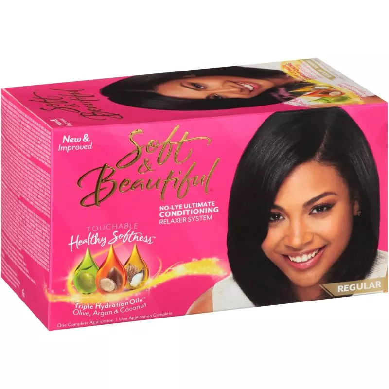 SOFT & BEAUTIFUL NO-LYE RELAXER KIT