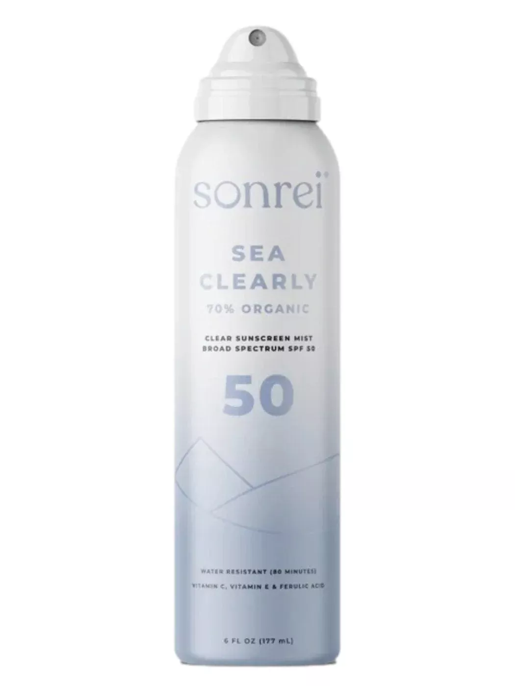 Sonrei Sea Clearly Organic Clear Sunscreen Mist SPF 50