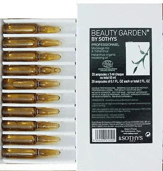 Sothys Helianthus Organic Modelling Oil, 20 amp x 3 ml