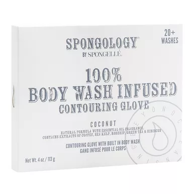 Spongelle Coconut Contouring Glove Spongology (3 Pack)