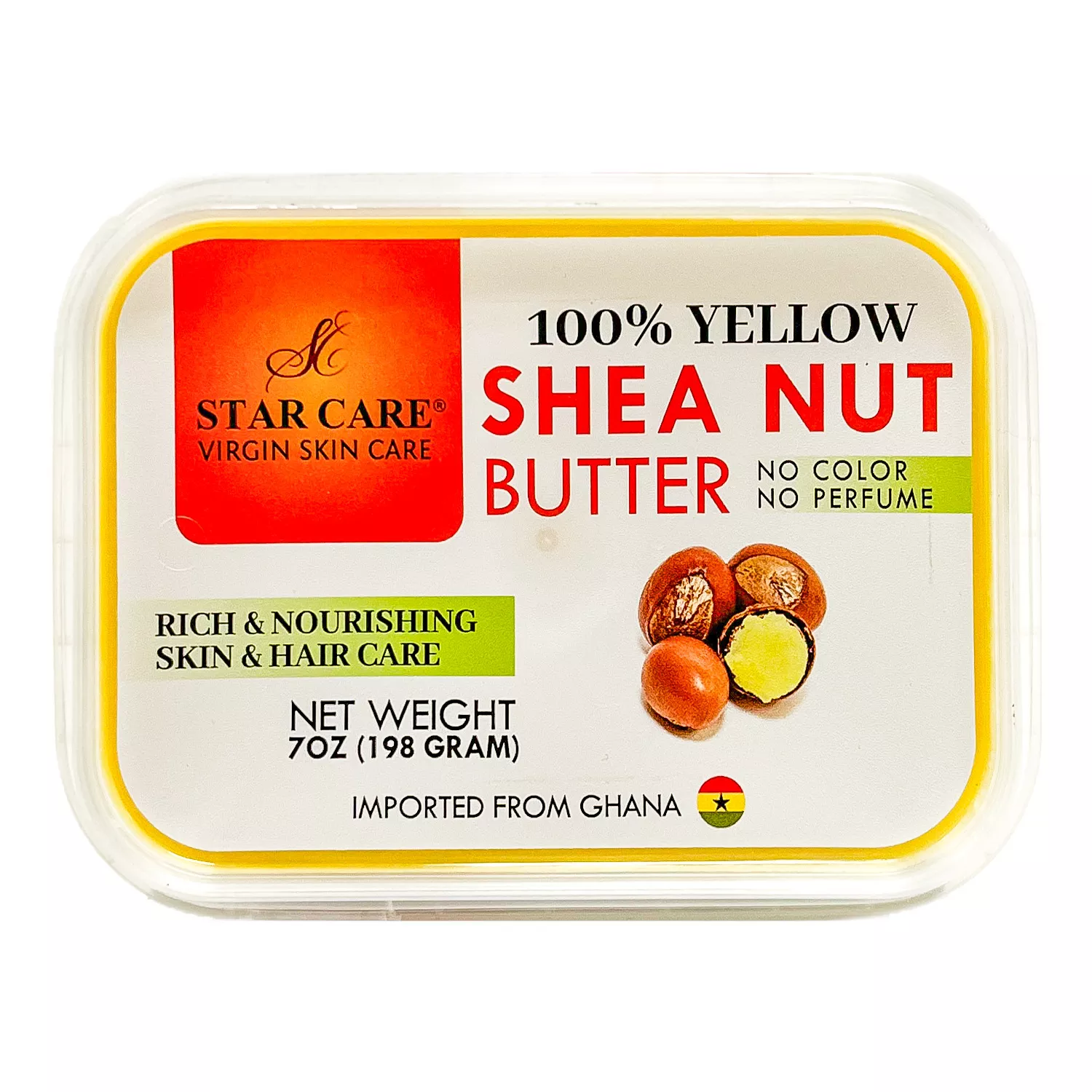 Star Care 100% Virgin Yellow Shea Nut Butter