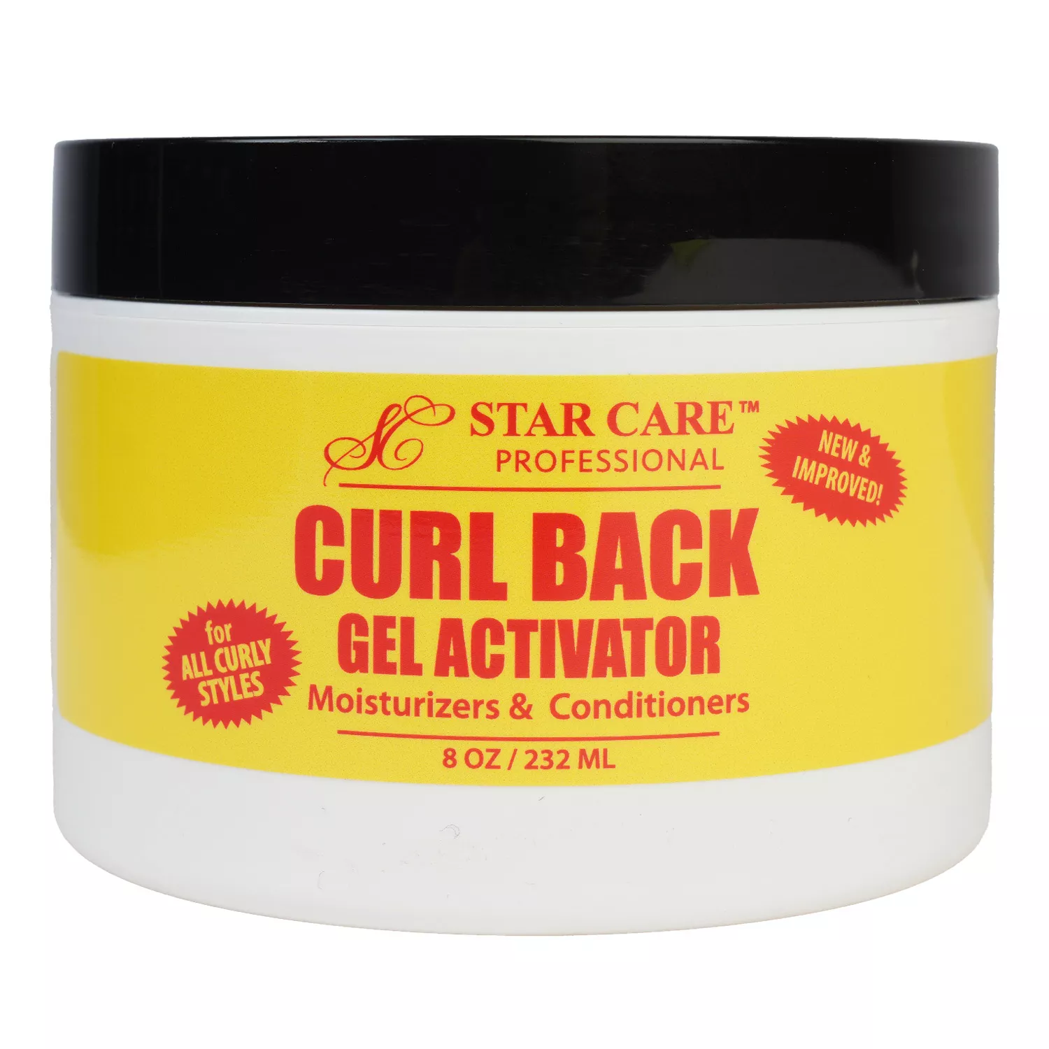 Star Care Curl Back Gel Activator 8oz/ 232ml