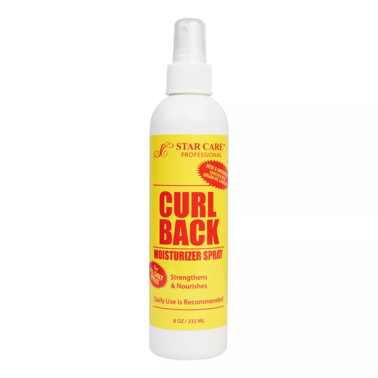 Star Care Curl Back Moisturizer Spray 8oz/ 232ml
