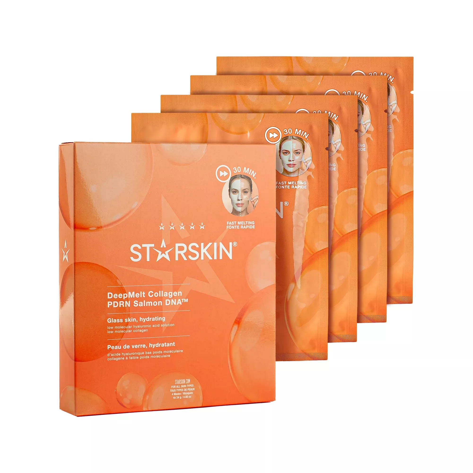 STARSKIN DeepMelt Collagen PDRN Hydrogel Face Mask