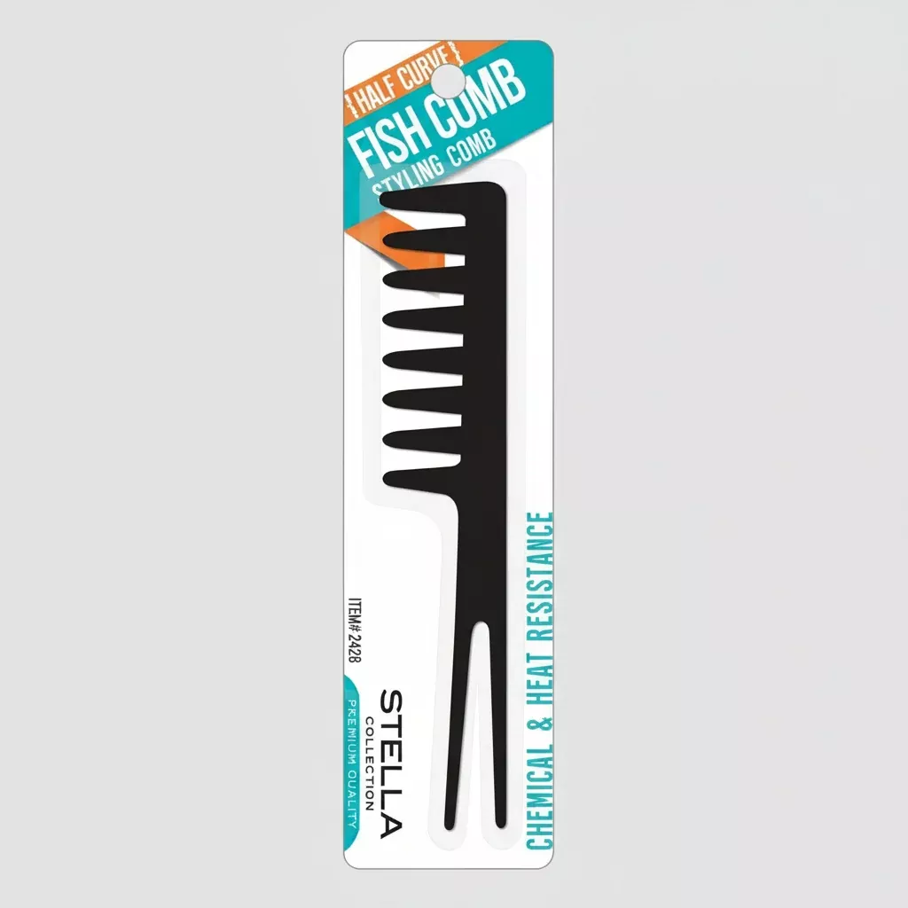 Stella Collection Half Curve Fish Comb - 2418