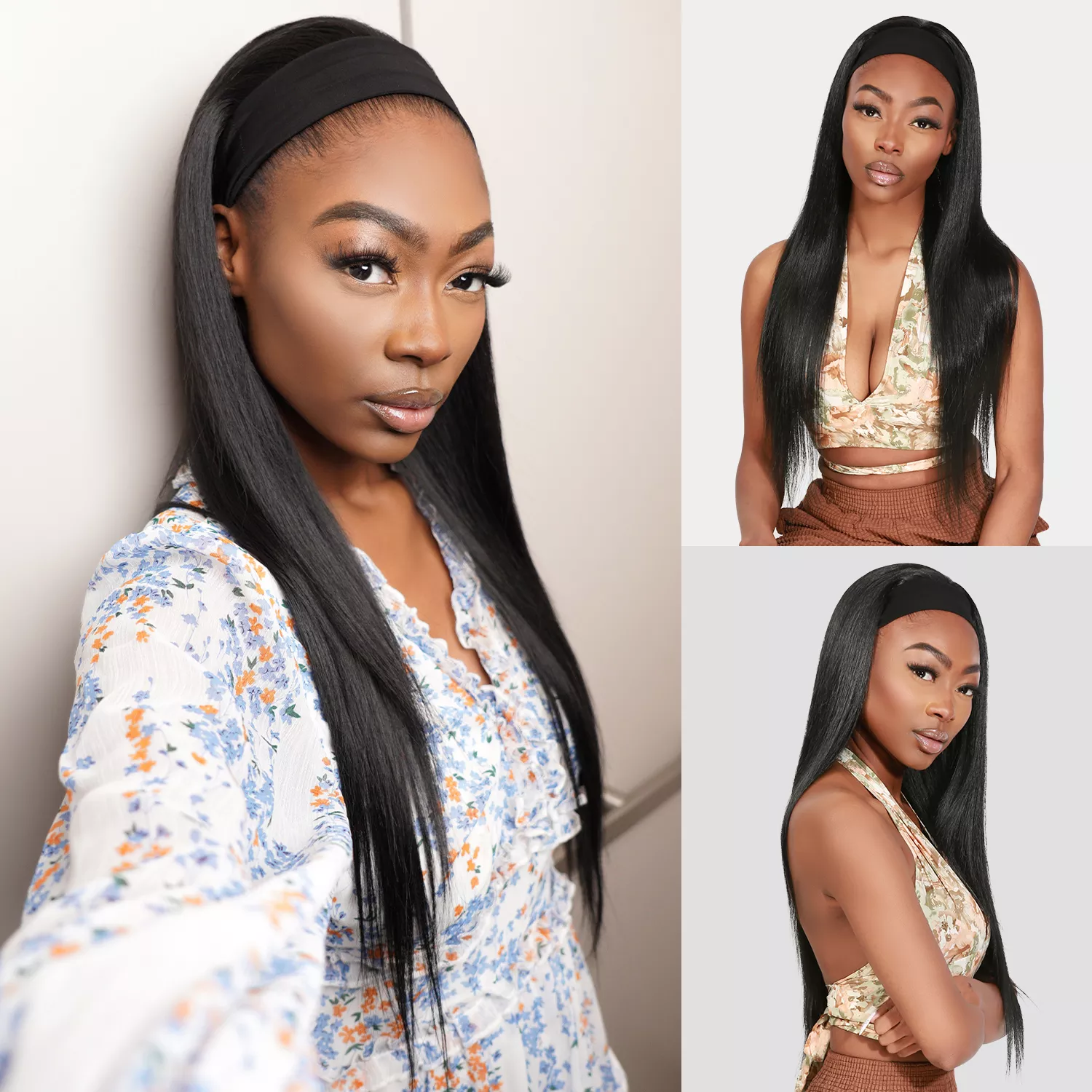 Studio Cut by Pros Glueless None Lace Headband Wig HBW003