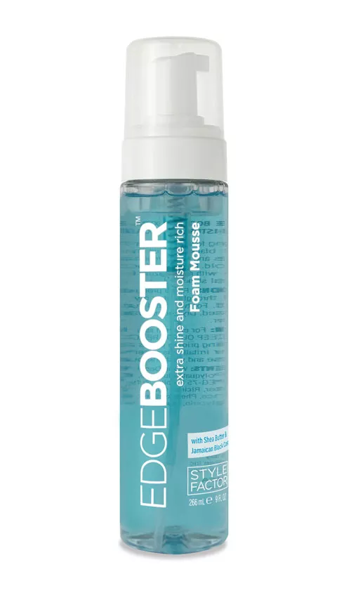 STYLE FACTOR EDGE BOOSTER EXTRA SHINE & MOISTURE RICH FOAM MOUSSE