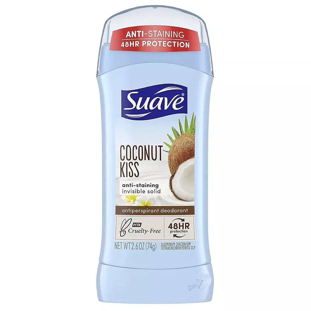 Suave Invisible Solid Antiperspirant Deodorant - Coconut Kiss 2.6oz