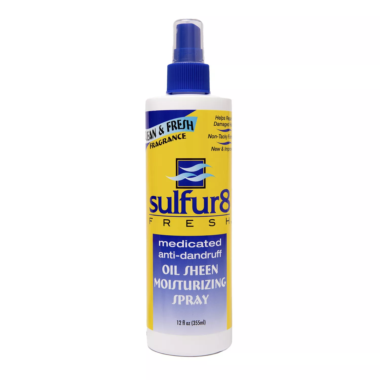 Sulfur8 Fresh Oil Sheen Moisturizing Hair Spray 12oz