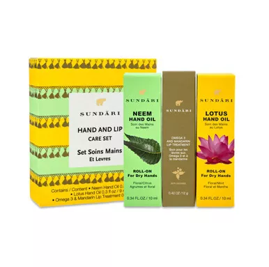 Sundari Hand and Lip Care Set