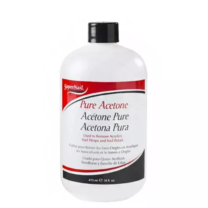 Super Nail Pure Acetone 16oz