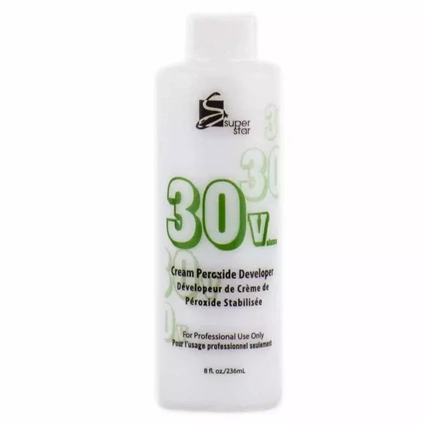 Super Star 30 Volume Cream Peroxide Developer 8 oz