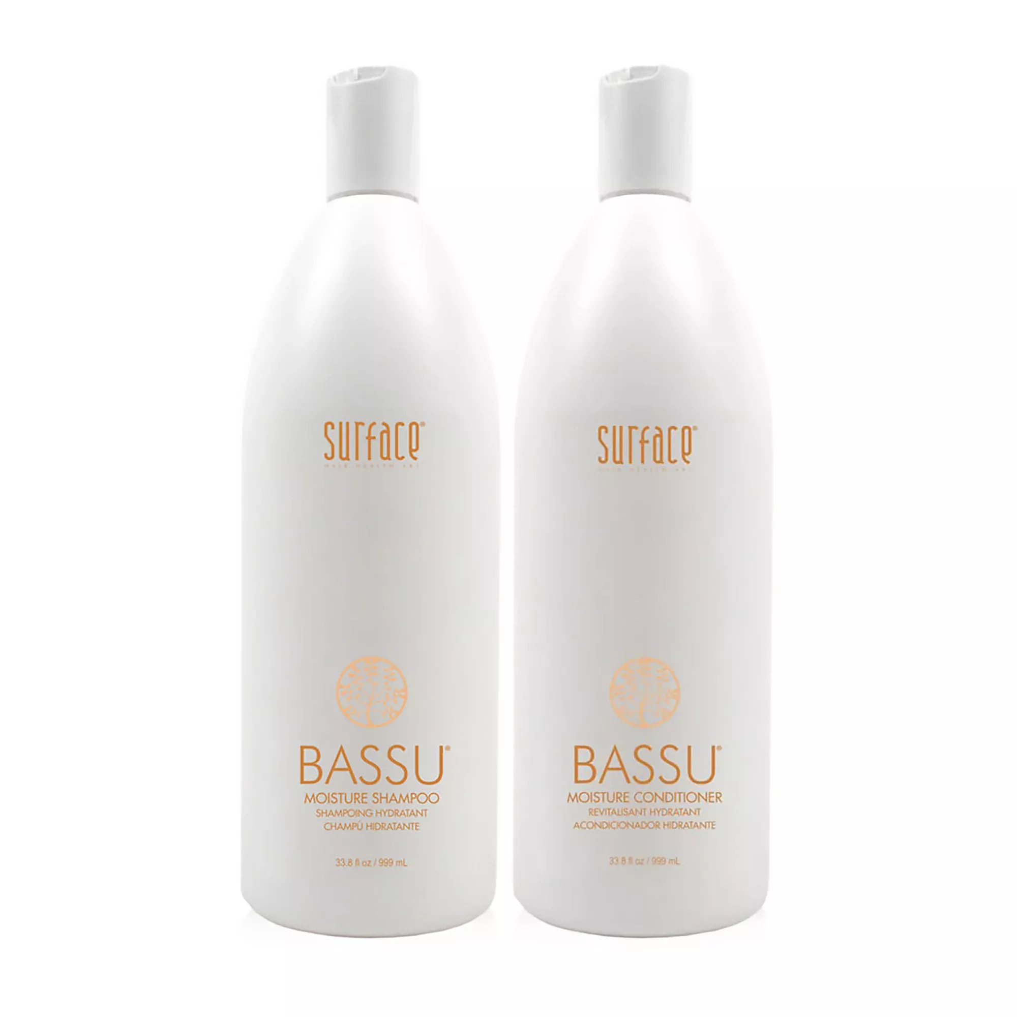 Surface Bassu Moisture Shampoo and Conditioner Liter Duo