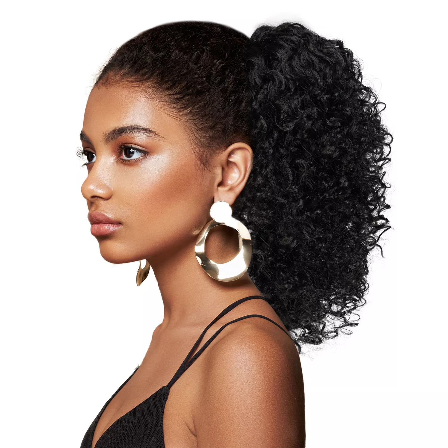 Synthetic Drawstring Ponytail Fincsse DS-Ruba