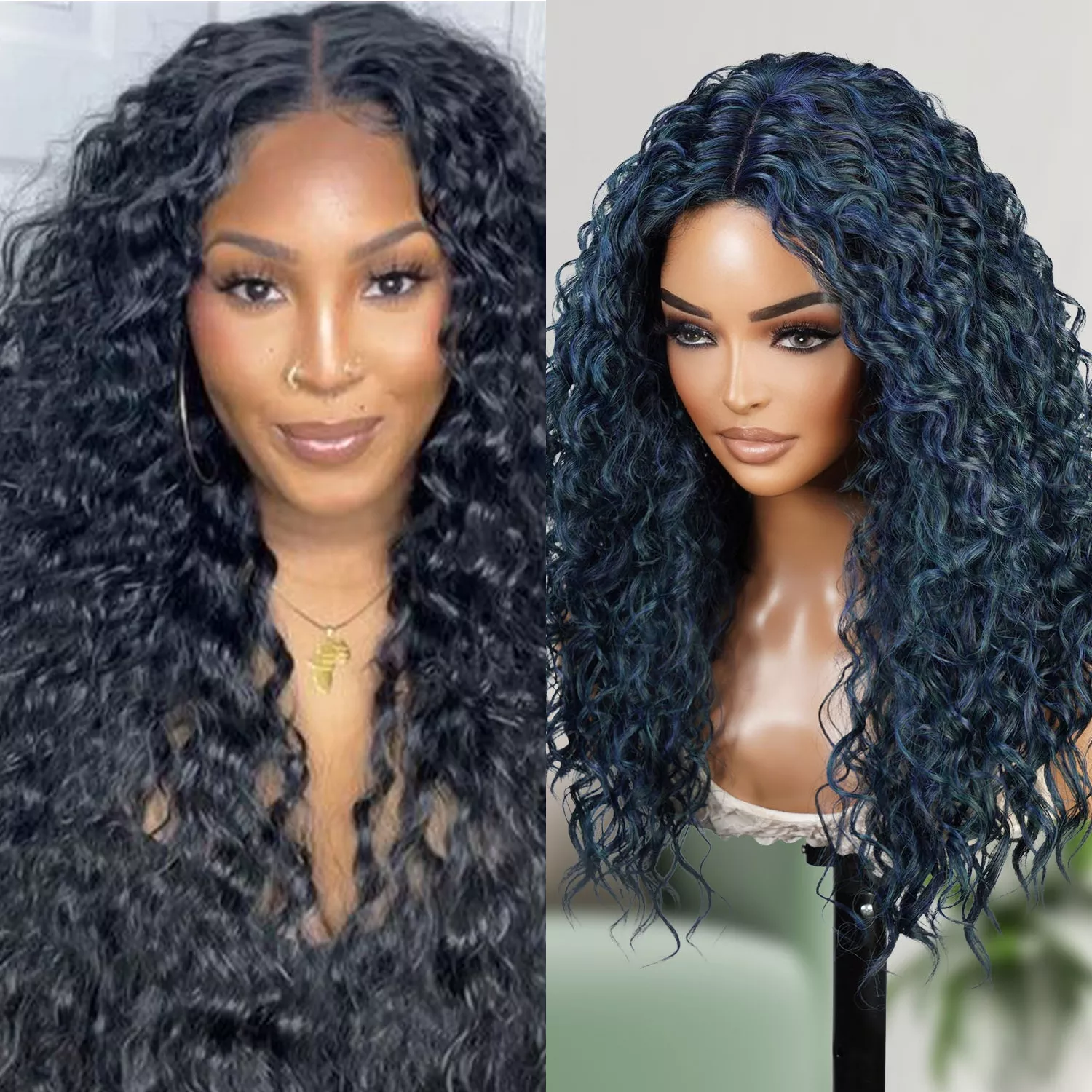 Synthetic Fashion Wig Pazazz Ebony