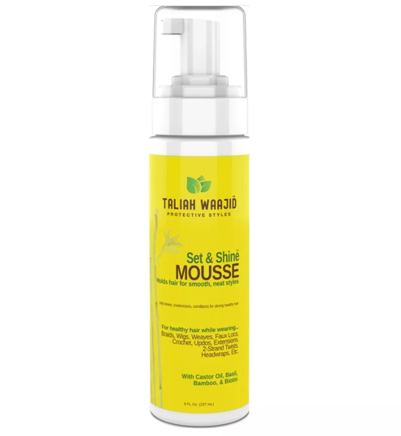 Taliah Waajid Protective Styles Set And Shine Mousse (8 oz)