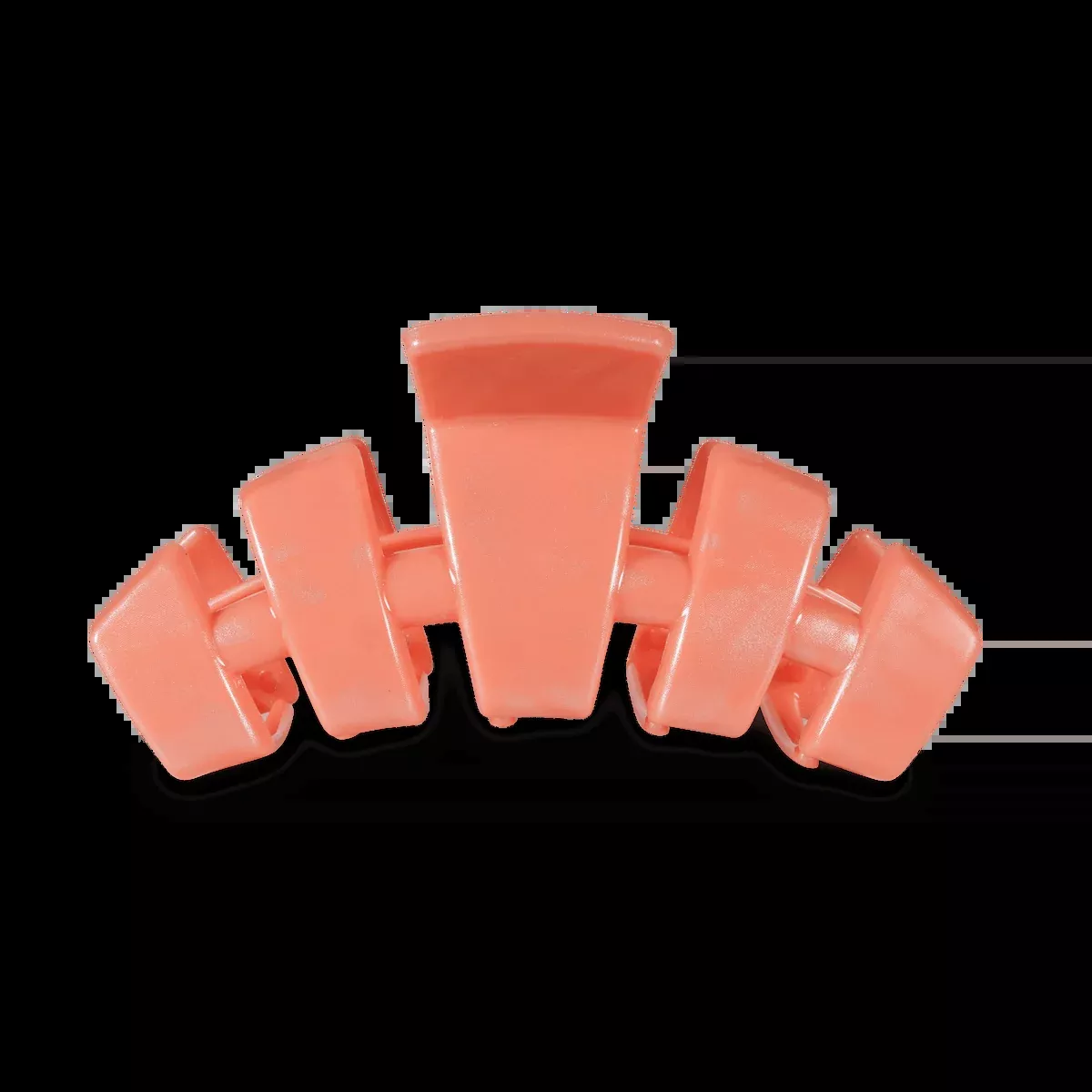 TELETIES Classic Dreamsicle Medium Claw Clip
