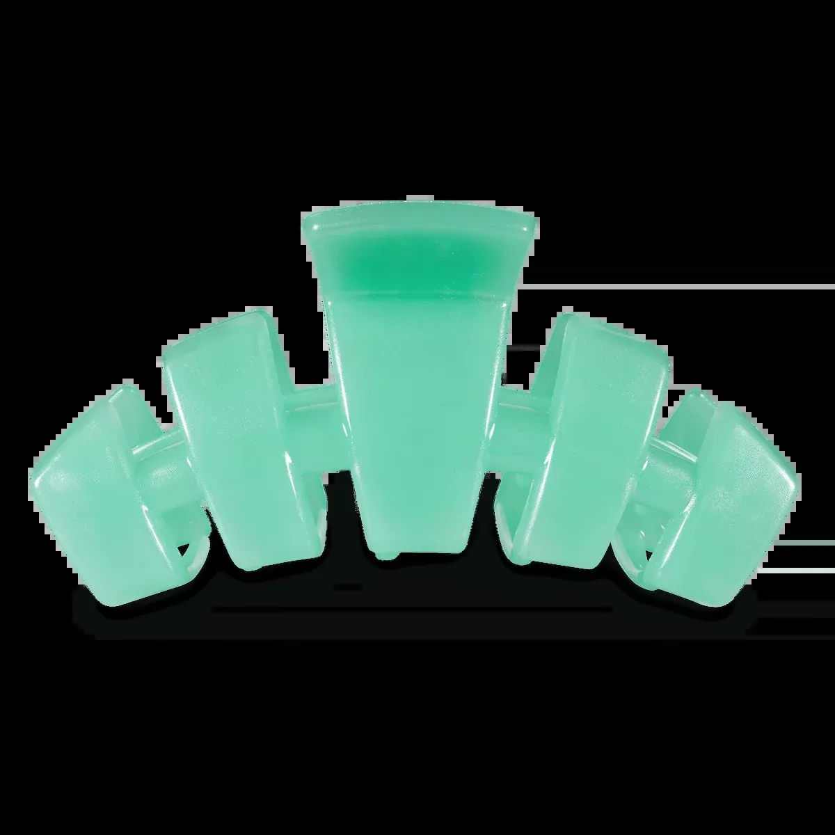 TELETIES Classic Spring Splash Large Claw Clip