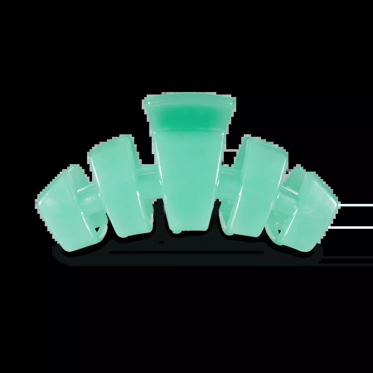 TELETIES Classic Spring Splash Medium Claw Clip