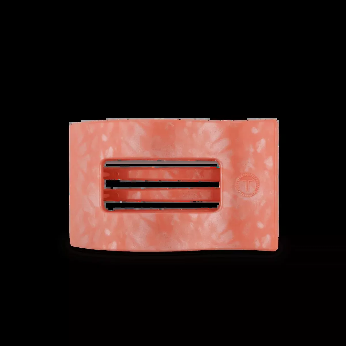 TELETIES Dreamsicle Medium Flat Rectangle Hair Clip
