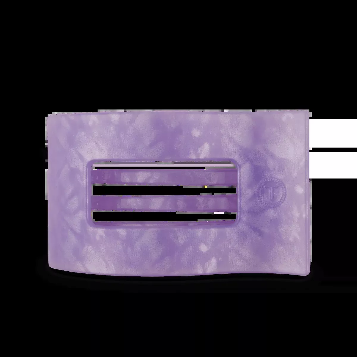 TELETIES Lavender Mist Large Flat Rectangle Hair Clip