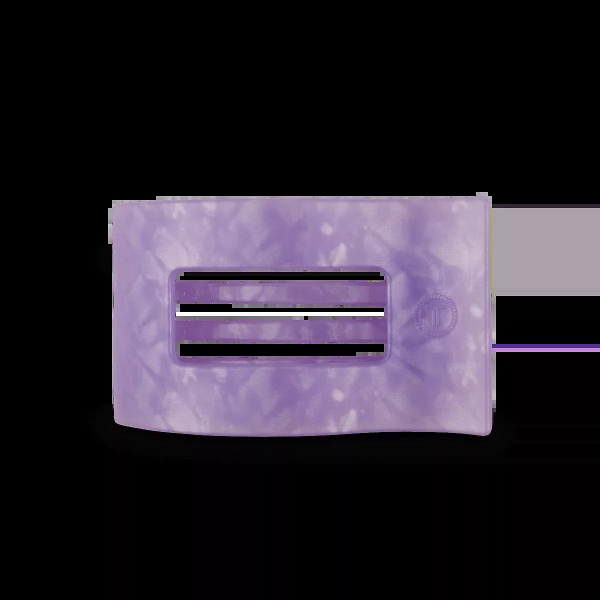 TELETIES Lavender Mist Medium Flat Rectangle Hair Clip