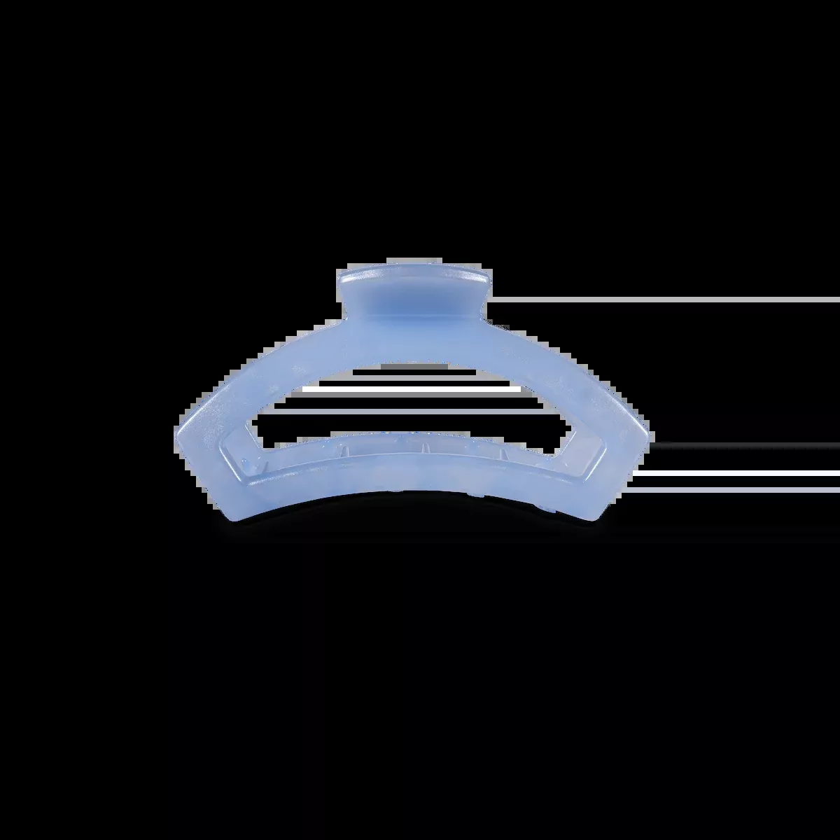 TELETIES Open Blue Lagoon Tiny Hair Clip