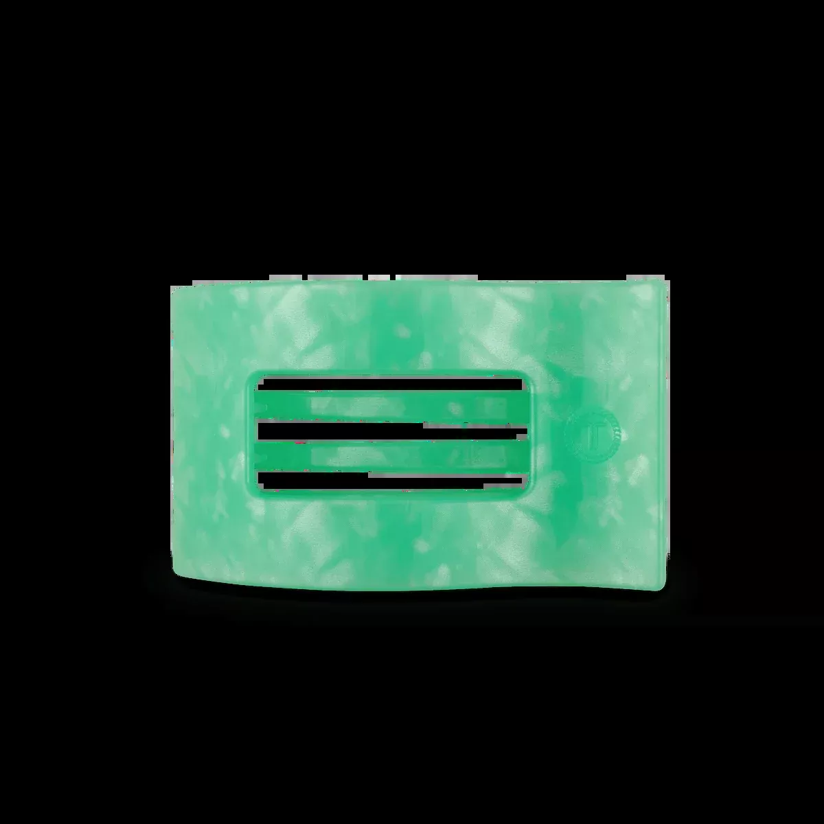 TELETIES Spring Splash Medium Flat Rectangle Hair Clip