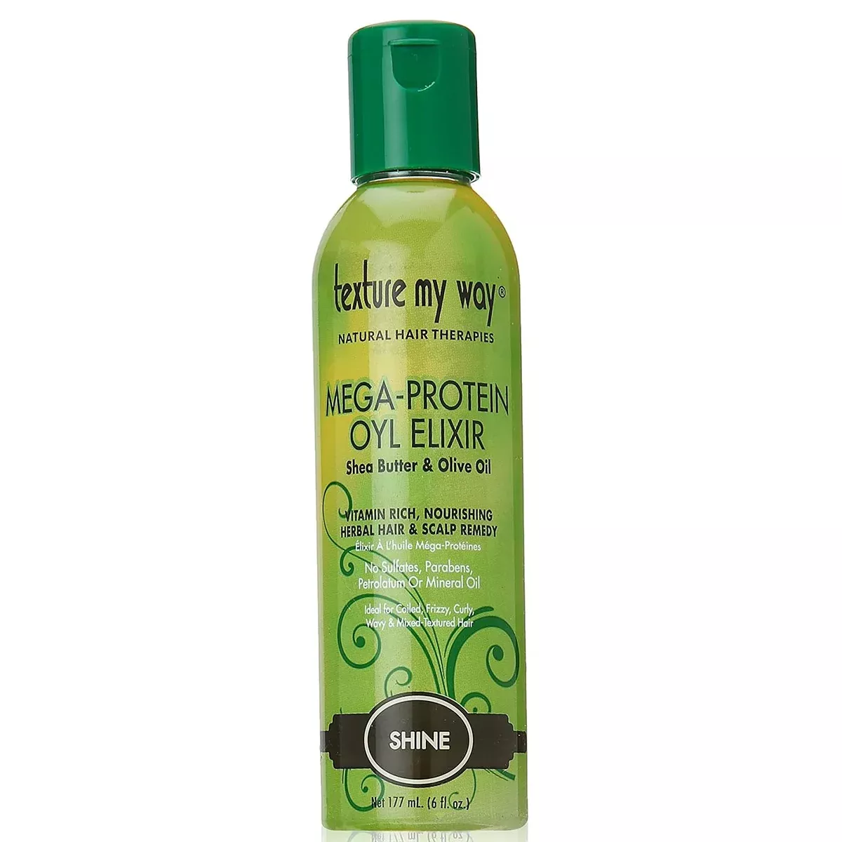 Texture My Way Mega-Protein OYL Elixir Shea Butter & Olive Oil 6oz
