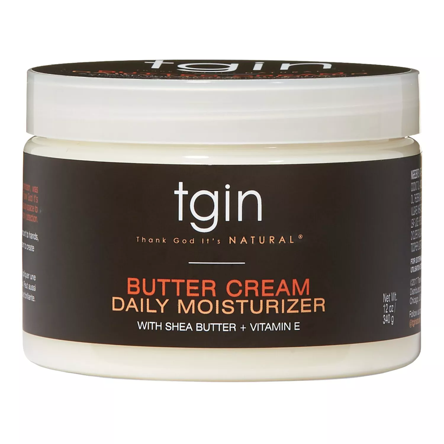 Tgin Butter Hair Cream Daily Moisture 12oz