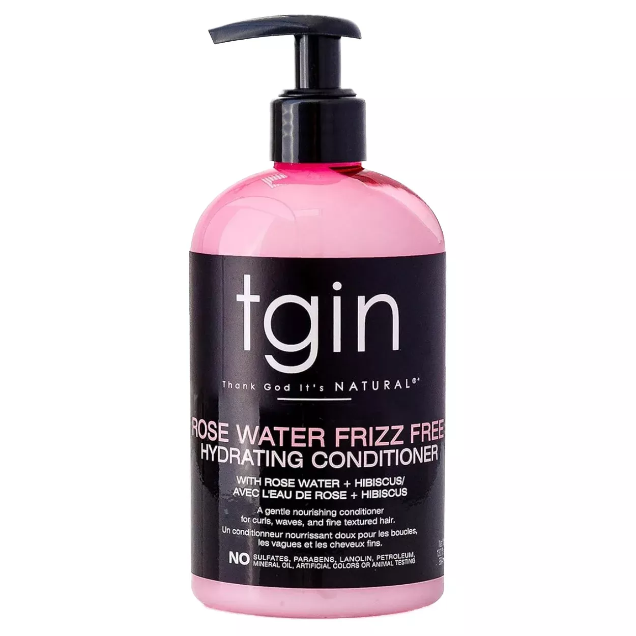TGIN Rose Water Frizz Free Hydrating Conditioner (13 oz)